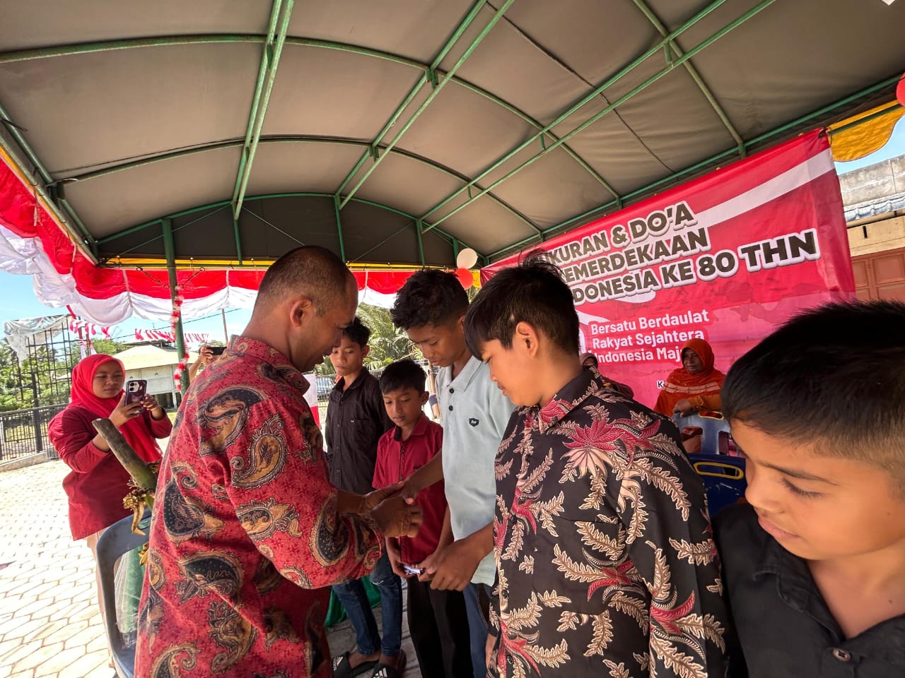 Peringati HUT ke-80 Kemerdekaan RI, Eks Kombatan Aceh Rayeuk Gelar Syukuran dan Doa Bersama