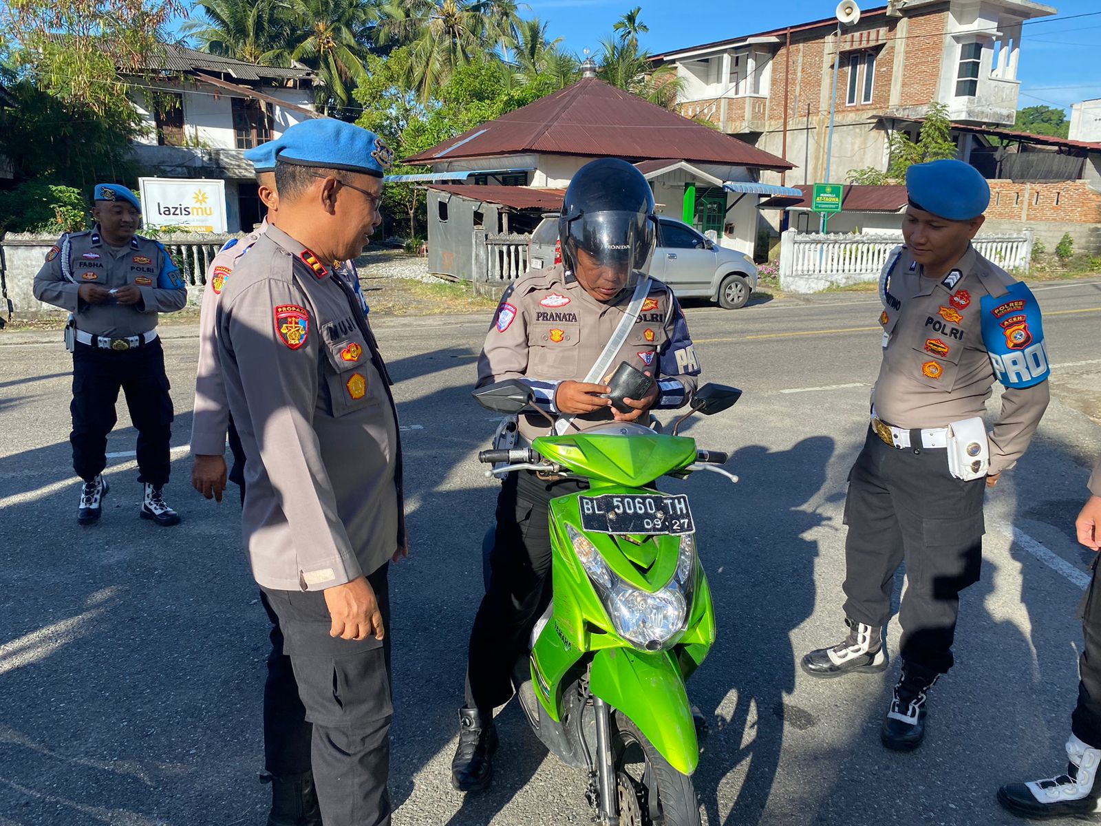 Sipropam Polres Aceh Selatan Laksanakan Gaktibplin