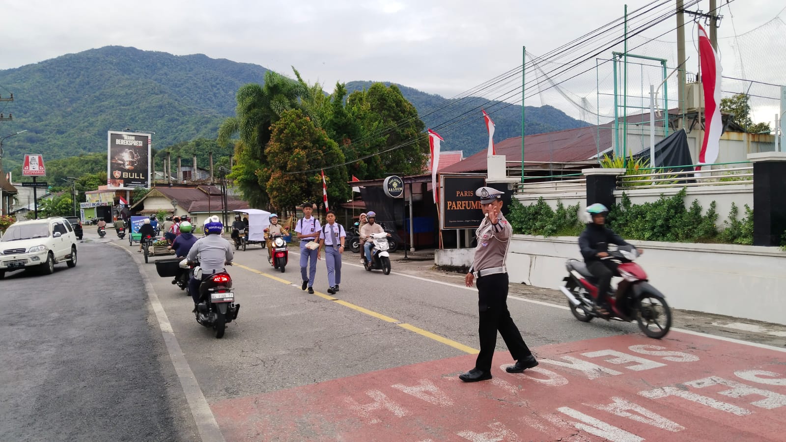 Satlantas Polres Aceh Selatan Laksanakan Gatur Pagi, Wujudkan Kamseltibcarlantas di Jam Sibuk