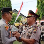 Kapolres Aceh Selatan Pimpin Upacara Kenaikan Pangkat Pengabdian Personel