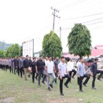 Polres Aceh Selatan Gelar Latihan PBB Tingkatkan Kedisiplinan Personel