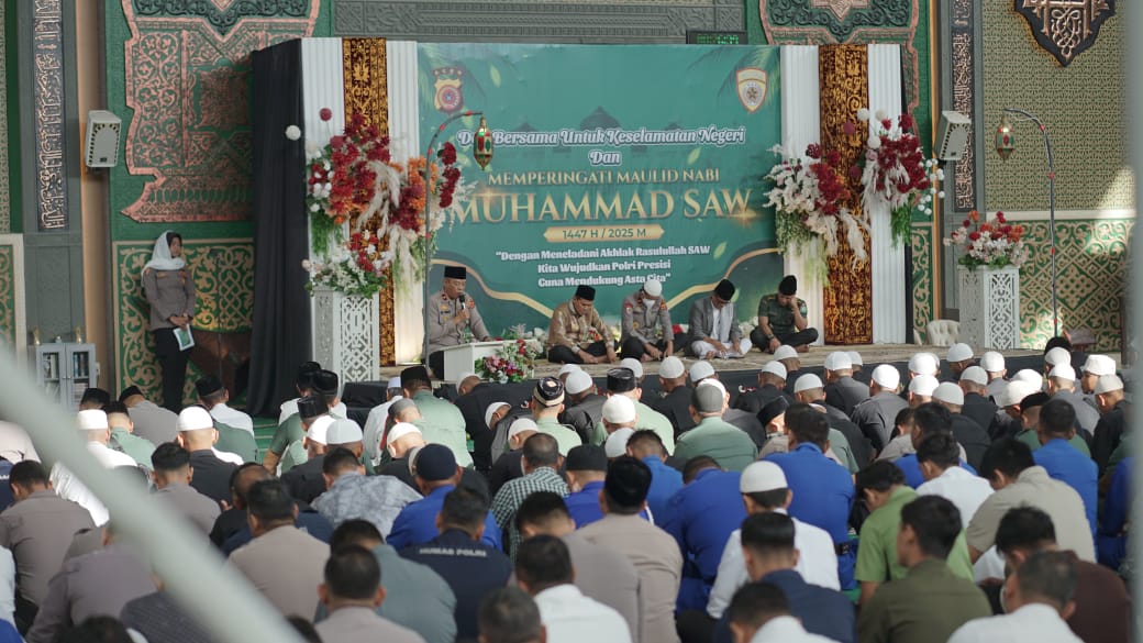 Polda Aceh Peringati Maulid dan Doa Bersama untuk Keselamatan Negeri