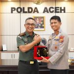Silaturahmi dengan Kapolda Aceh, Pangdam IM : Kodam IM Siap bersinergi dan dukung tugas Polisi