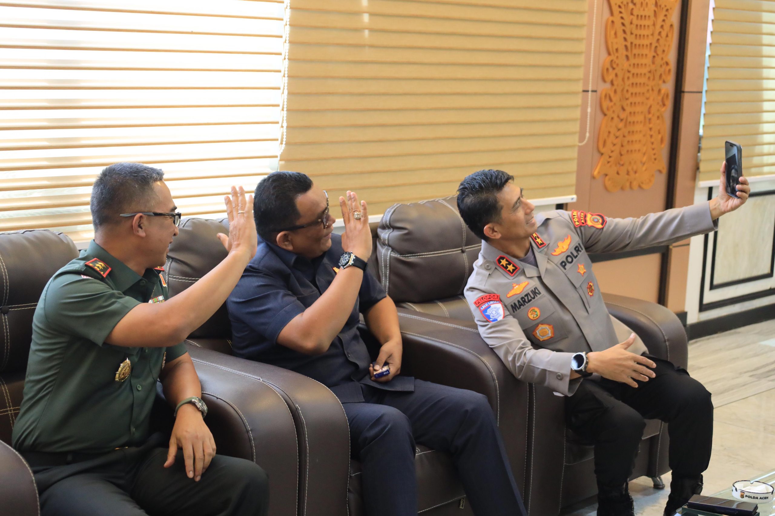 Terima Audiensi Pangdam IM dan Kajati, Kapolda Aceh: Momen Penting untuk Memperkuat Sinergisitas TNI-Polri dan Kejaksaan
