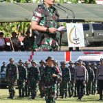 Cek Kesiapan Personel, Danrem 012/TU Pimpin Apel Latihan Lapangan Bencana Alam TA 2025