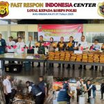 194,7 Kilogram Ganja, 10.012 Ekstasi, dan 7,8 Kilogram Sabu Dimusnahkan Satresnarkoba Polresta Jambi