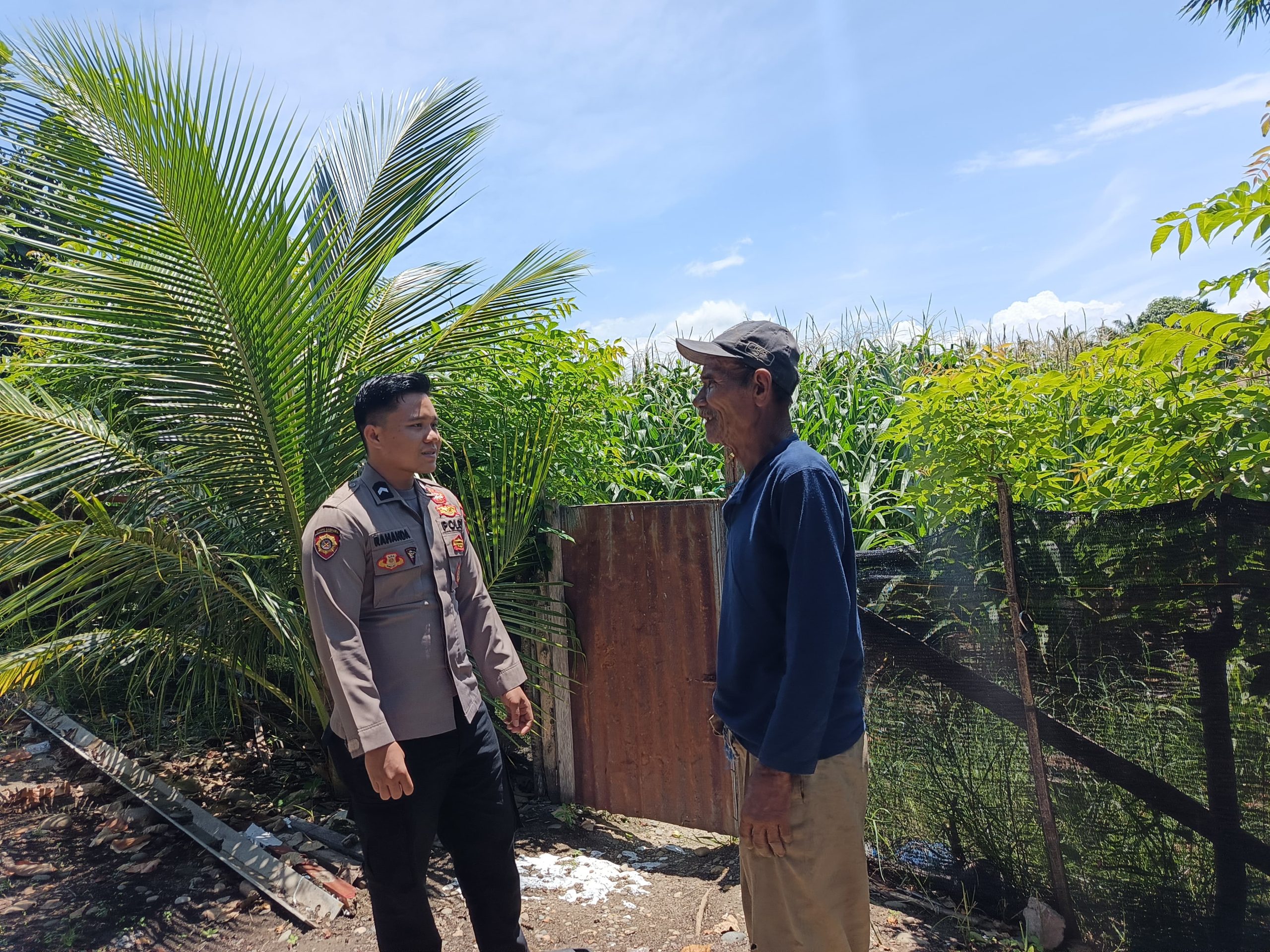 Polsek Kluet Selatan Dukung Masyarakat Manfaatkan Lahan untuk Tanaman Bergizi