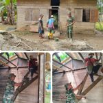 ‎Kodim 0107/Aceh Selatan Kambali Hadirkan RTLH Bagi Masyarakat Kurang Mampu di Desa Pucuk Limbang