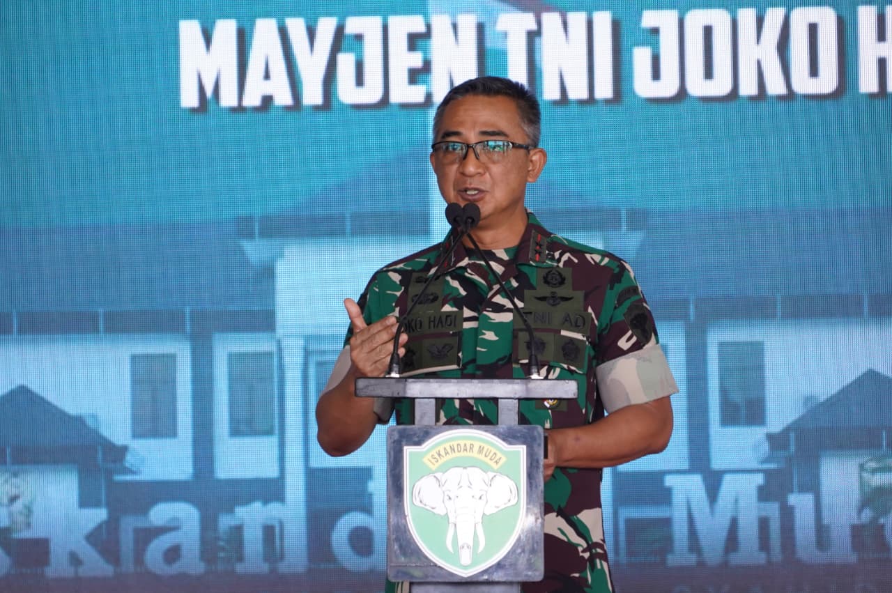 Ini pesan Pangdam IM pada acara laporan korp kenaikan pangkat Prajurit Kodam IM