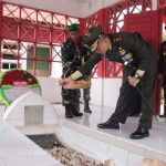 ‎Kodim 0107/Aceh Selatan Gelar Upacara Ziarah Dalam Rangka HUT ke-80 TNI Tahun 2025