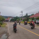 Strong Point Pagi, Polsek Samadua Amankan Arus Lalu Lintas di Depan Sekolah