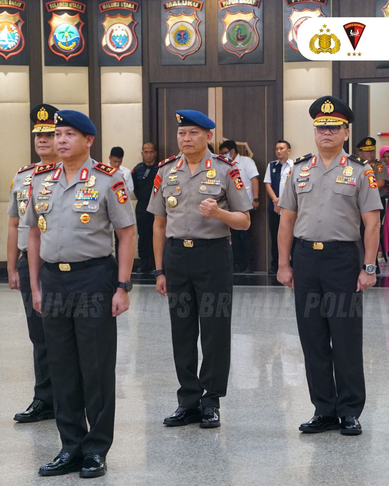 Kapolri Pimpin Kenaikan Pangkat 27 Pati Polri, Dankorbrimob dan Kabaintelkam Resmi Sandang Pangkat Baru