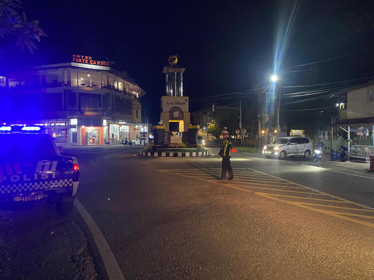 Sat Lantas Polres Aceh Selatan Gelar Patroli Malam Wujudkan Kamseltibcarlantas yang Kondusif