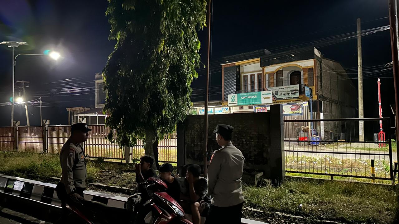 Jaga Kamtibmas, Polsek Kluet Utara Aktif Laksanakan Patroli Malam