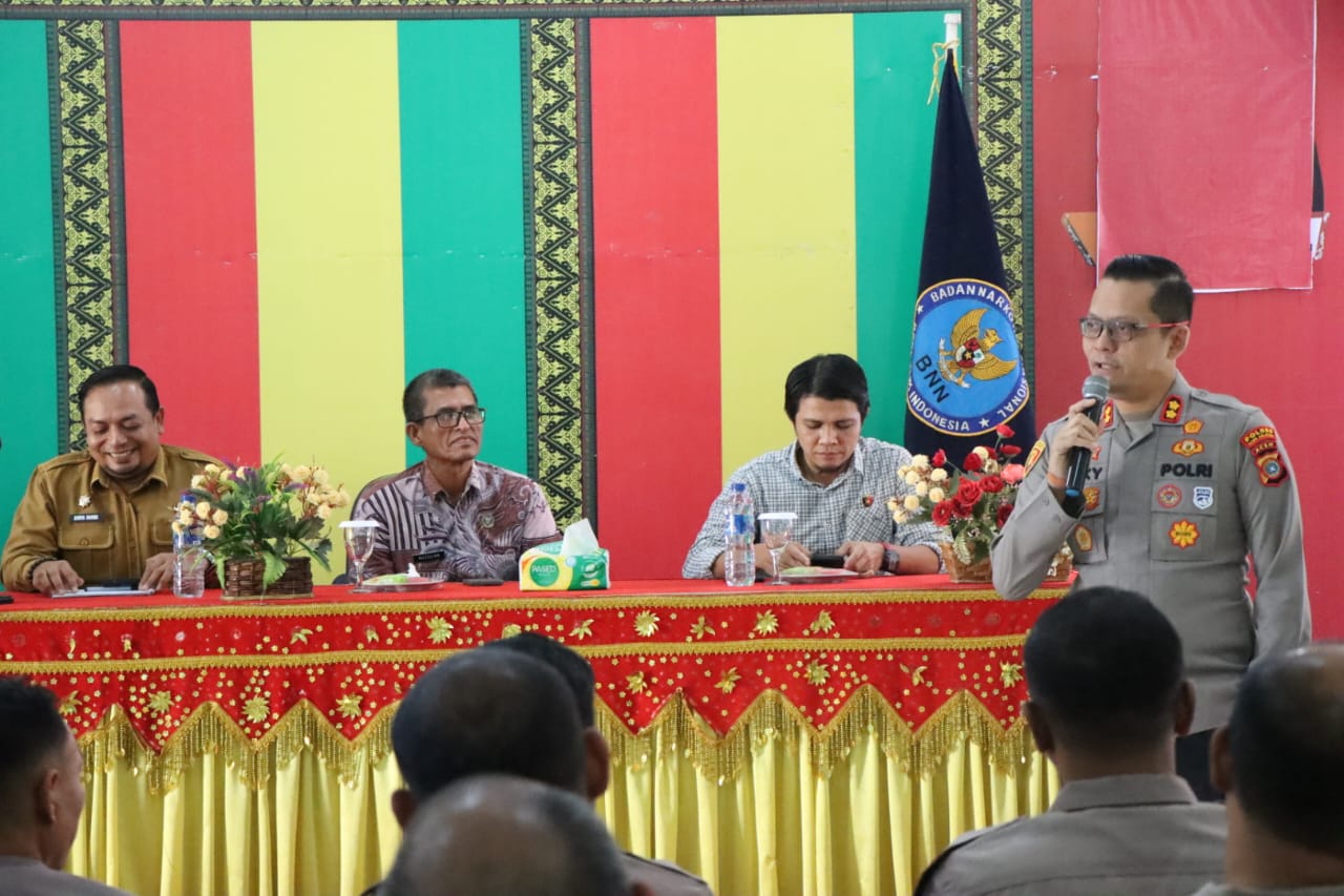 Kapolres Aceh Selatan Pimpin Konsolidasi KOTAN, Tegaskan Komitmen Cegah Narkoba