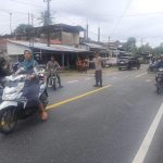 Polsek Kluet Utara Laksanakan Gatur Pagi jaga Kelancaran Lalu Lintas