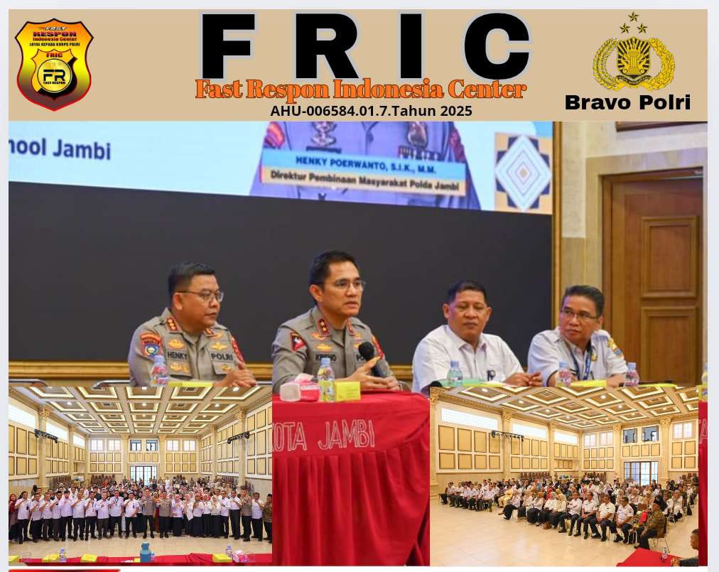 Kapolda Jambi : BK Berperan Strategis sebagai Mitra Polri Dalam Membentuk Karakter dan Mental Generasi Muda di tengah Tantangan Era Digital
