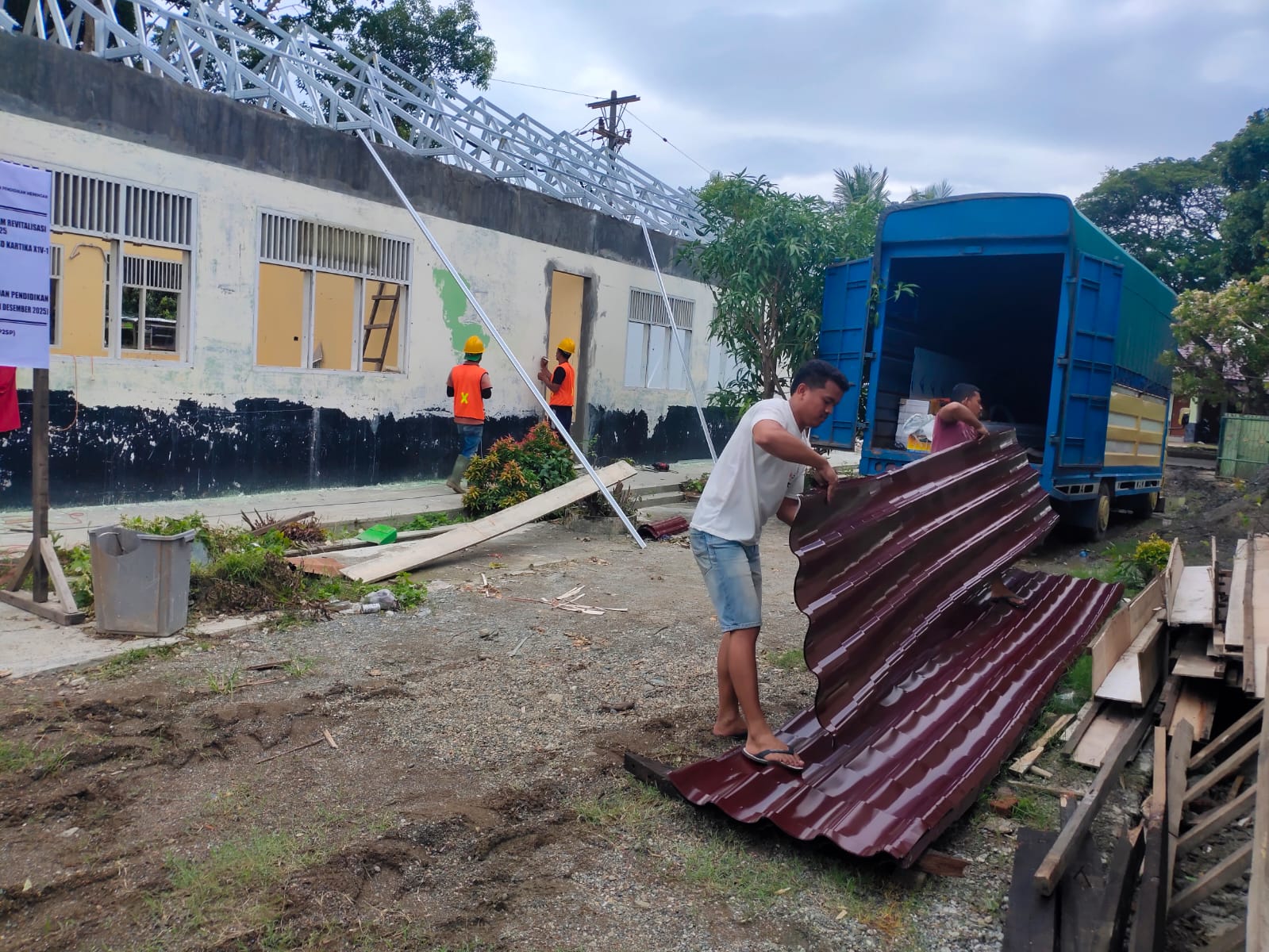 Tingkatkan Mutu Pendidikan, Kodam Iskandar Muda Rehabilitasi SD Kartika XIV-1 Lampriet Banda Aceh