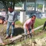 Polsek Kluet Timur dan Masyarakat Gelar Jumat Bersih di Makam Pahlawan Rajo Lelo