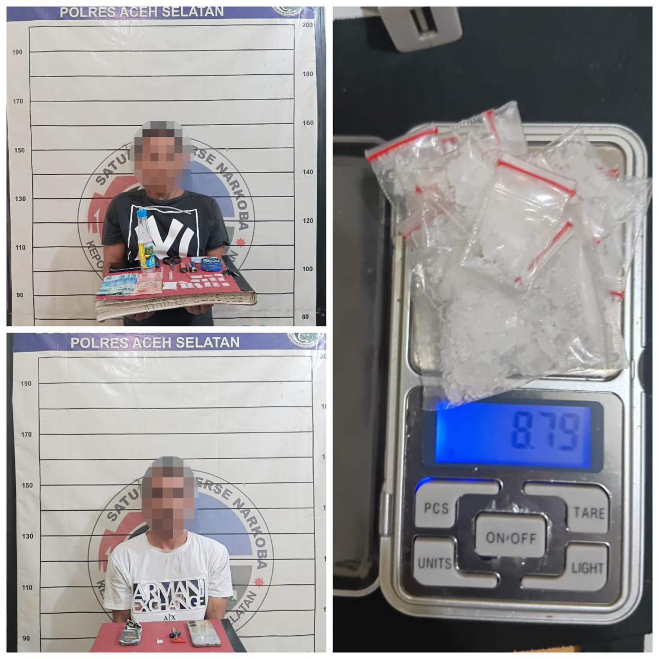 Sat Resnarkoba Polres Aceh Selatan Ungkap Jaringan Sabu Lintas Kabupaten