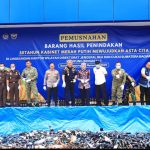 Puluhan Juta Batang Rokok dan Ribuan Liter Miras Dimusnahkan, Polda Lampung dan Beacukai Sinergi Berantas Barang Ilegal