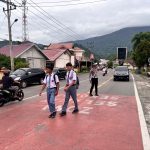 Sat Lantas Polres Aceh Selatan Gatur Pagi Pastikan Kelancaran Arus Lalu Lintas