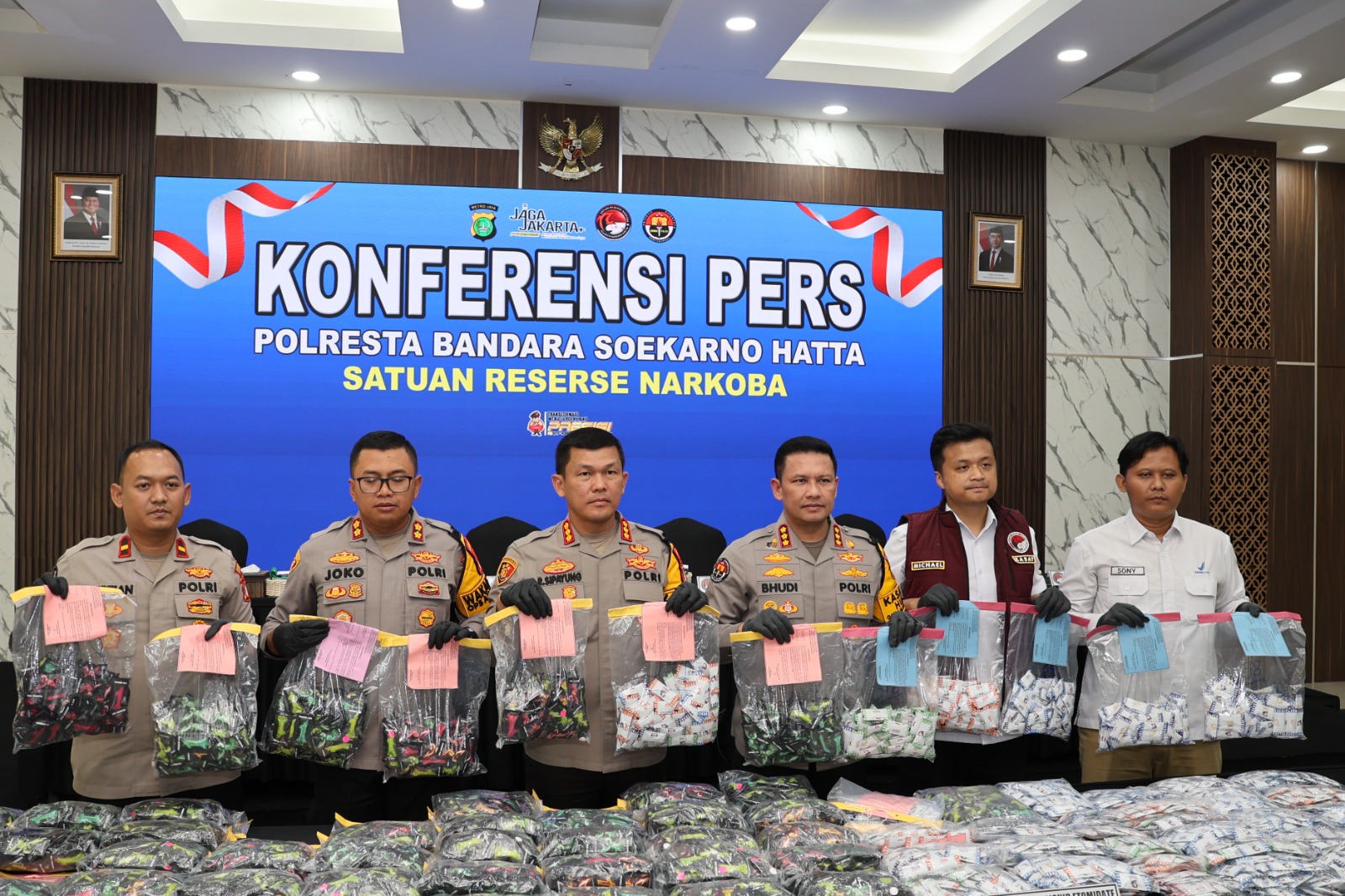 Polresta Bandara Soetta Bongkar Peredaran Vape Etomidate Terbesar di Indonesia Senilai Rp 42,5 Miliar