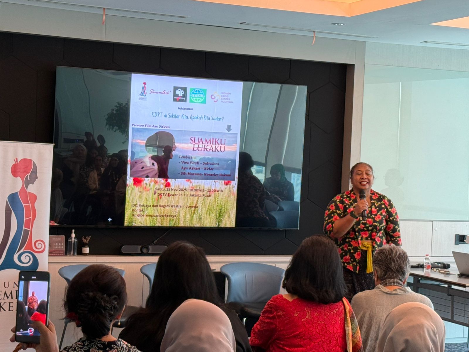 Edukasi Soal KDRT Melalui Preview Film Suamiku, Lukaku Digelar Komunitas Perempuan Berkebaya