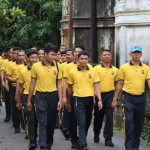 Semangat Pagi, Polres Aceh Selatan Gelar Jalan Santai Keliling Mako