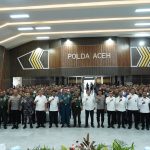 Personel TNI dan Polri se Aceh Terima Pengarahan Menkopolkam RI di Mapolda Aceh