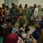 Menhan RI dan Panglima TNI Tinjau Pengungsi di Pidie Jaya