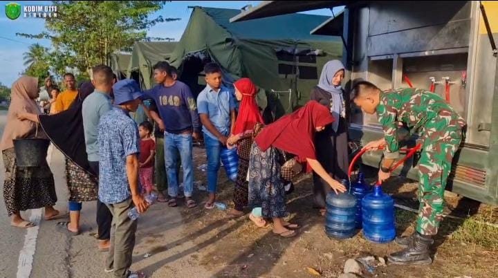 Krisis Air Bersih, Kodam IM kerahkan unit Mobil RO bantu korban Banjir Aceh