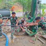 Krisis Air bersih, Paldam IM Bangun Sumur Bor di Daerah terdampak Banjir Aceh