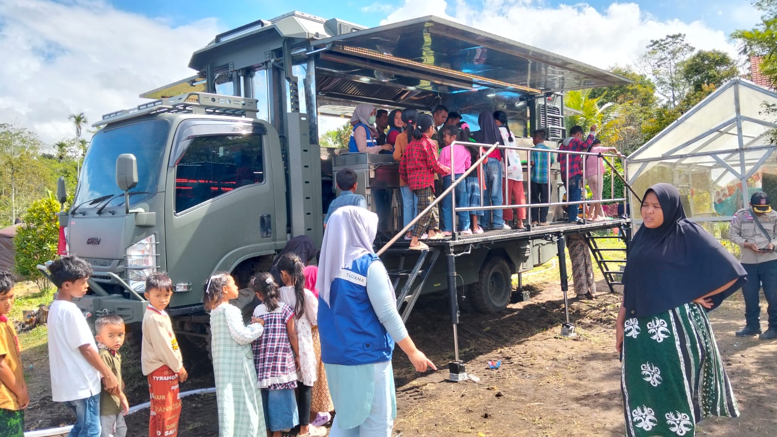 Dapur Umum Bekangdam IM di Timang Gajah, Bener Meriah