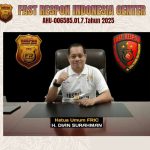 Ketum FRIC: Tahun 2026 Seluruh Ketua DPW Harus Action dan Solid Terhadap Polri