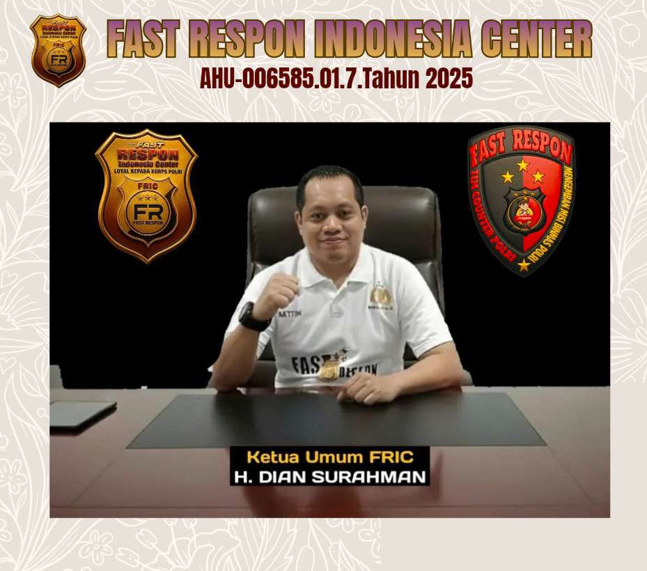 Ketum FRIC: Tahun 2026 Seluruh Ketua DPW Harus Action dan Solid Terhadap Polri