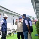 Gubernur dan Wagub Aceh Dampingi Presiden Tinjau Hunian Sementara di Aceh Tamiang