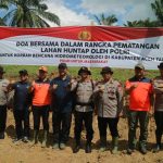 Tinjau Pematangan Lahan Huntap untuk Warga Korban Bencana, Bupati Armia: Terima Kasih Bapak Kapolri