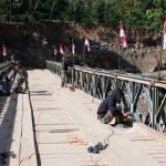 Yonzipur 16/DA Rampungkan Pembangunan Jembatan Bailey Rusip Antara, Aceh Tengah