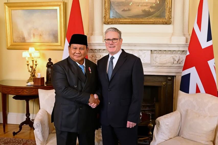 Dari Maritim hingga Pendidikan, Presiden Prabowo dan PM Starmer Perkuat Kemitraan Strategis Indonesia – Inggris
