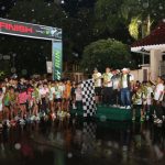 Kapolres Bondowoso Dukung Infantry Night Run 2026 Tetap Semangat Walau Hujan