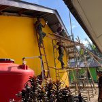 Rusak akibat Banjir Bandang, Yonkav 11/Macan Setia Cakti Renovasi SDN 1 Lhok Medang Ara, Aceh Tamiang