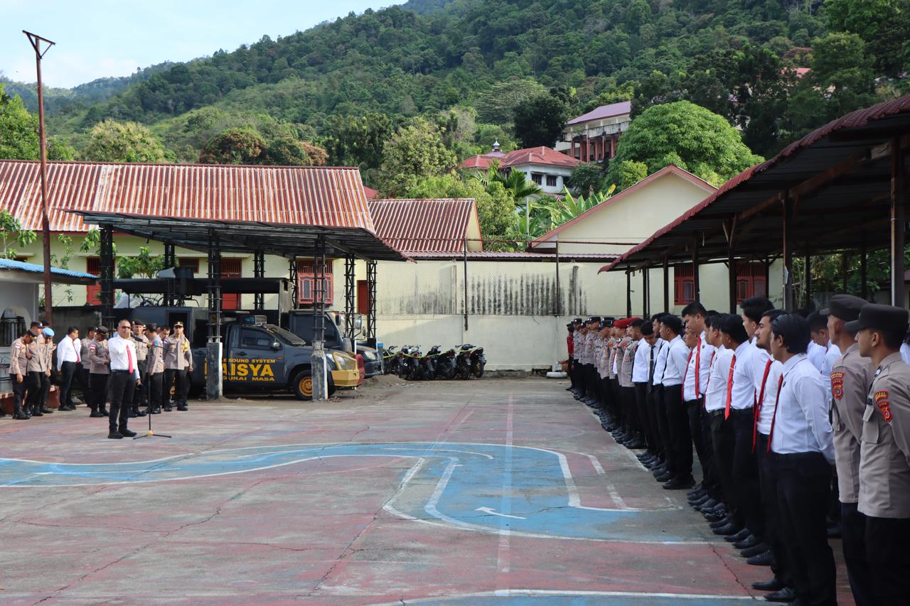Senin Belajar Polres Aceh Selatan, Satresnarkoba Sampaikan Materi KUHAP dan KUHP Terbaru