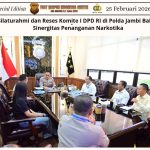 Silaturahmi dan Reses Komite I DPD RI di Polda Jambi Bahas Sinergitas Penanganan Narkotika