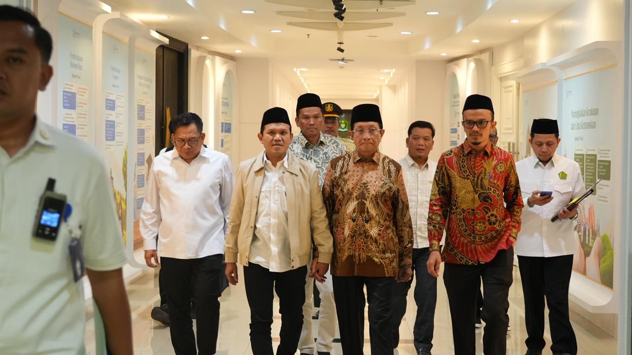 Gemira Aceh Dampingi Wagub Silaturrahmi dengan Menteri Agama, Bahas Madrasah Inovasi dan Lapas Syari’ah