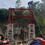 TNI AD Lanjutkan Progres Pembangunan Jembatan Penghubung Desa di Kecamatan Linge, Aceh Tengah