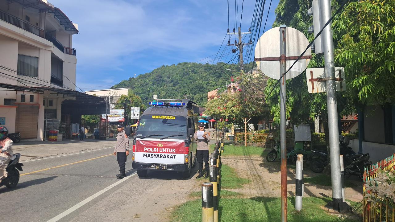 Selama Ramadhan, Satbinmas Polres Aceh Selatan Terus Gencarkan Himbauan Kamtibmas