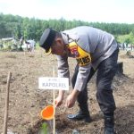 Polres Bondowoso Turut Tanam 1.000 Pohon Gerakan Sedekah Oksigen HPN 2026