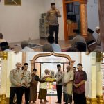 Satbinmas Polres Aceh Selatan Tarawih Keliling dan Kultum di Masjid Baitun Nur