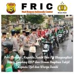 Kapolda Jambi dan PD Bhayangkari Jambi Gandeng OKP dan Ormas Bagikan Takjil Kepada Ojol dan Warga Jambi